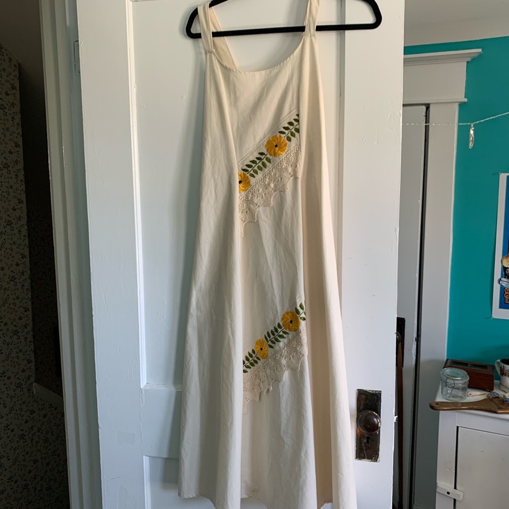 Vintage embroidered dress